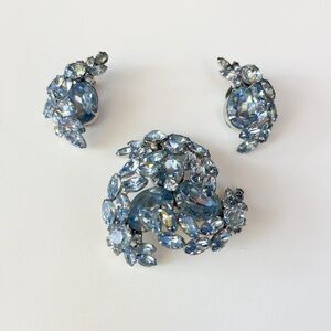 Sherman broach and clip on earring set